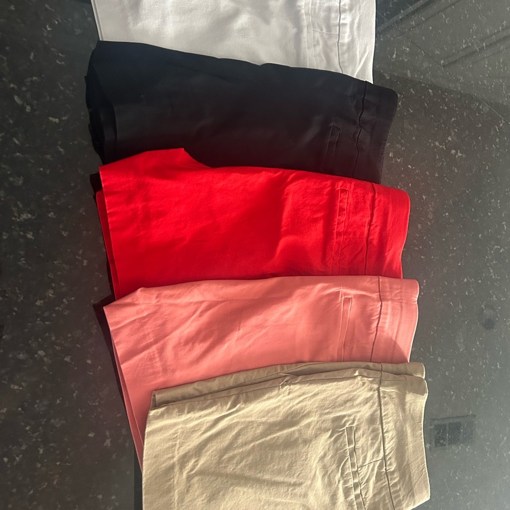 New York & Company Kids Shorts Set - White, Black, Red, Pink, Tan